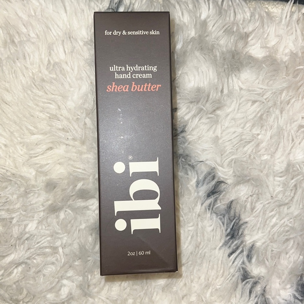 ibi ultra hydrating hand cream shea butter NEW IN BOX